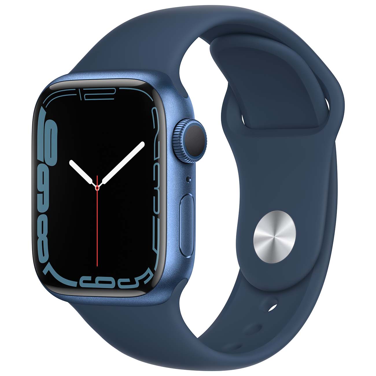 Купить Смарт-часы Apple Watch Series 7 41mm Blue Aluminum Case with Abyss  Blue Sport Band (MKN13RU/A) в каталоге интернет магазина М.Видео по  выгодной цене с доставкой, отзывы, фотографии - Москва