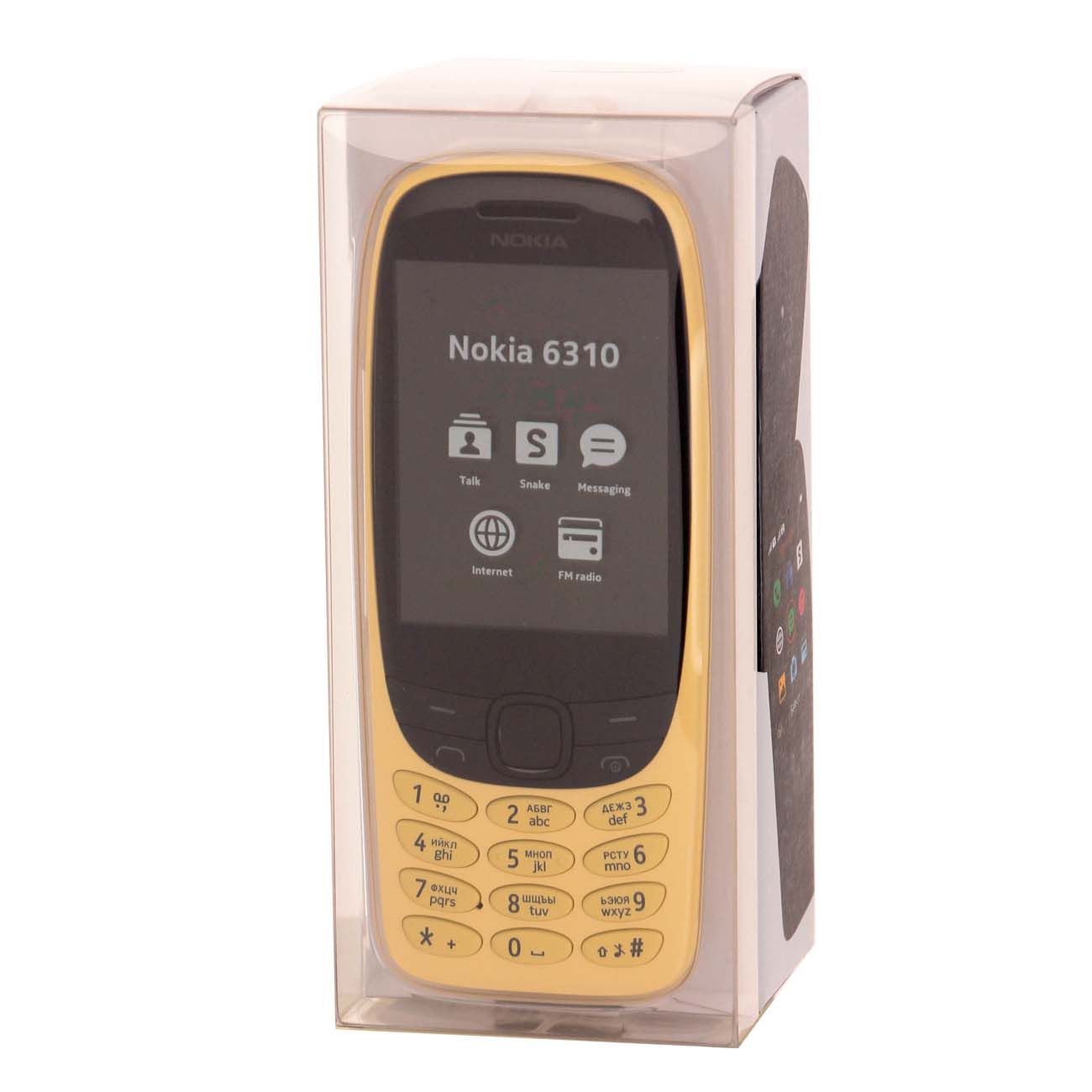 Купить Мобильный телефон Nokia 6310 DS Yellow (TA-1400) в каталоге интернет  магазина М.Видео по выгодной цене с доставкой, отзывы, фотографии - Москва