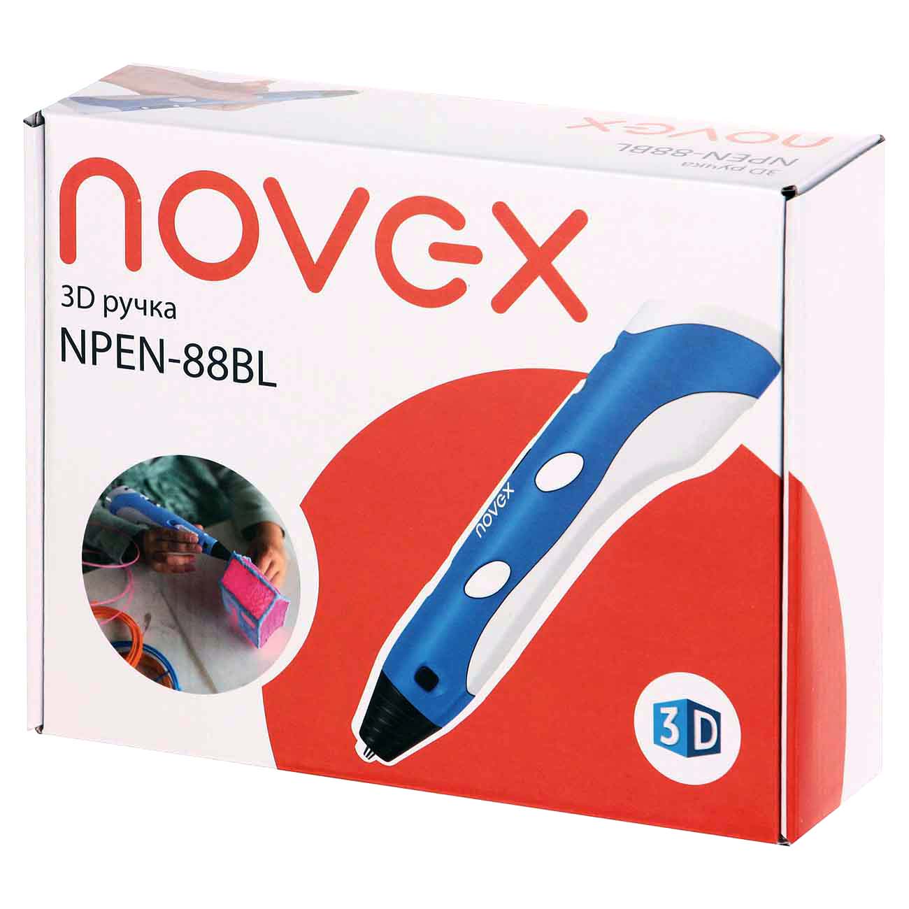 Купить 3D-ручка Novex NPEN-88 Blue в каталоге интернет магазина М.Видео по  выгодной цене с доставкой, отзывы, фотографии - Москва