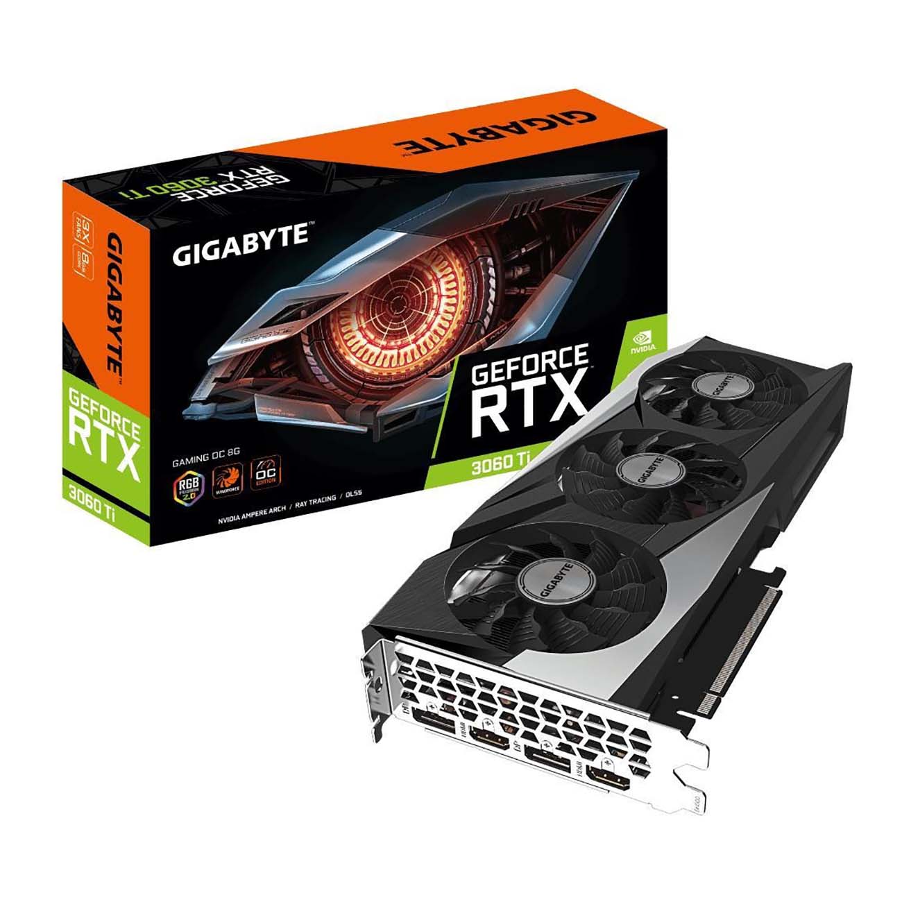 Купить Видеокарта GIGABYTE NVIDIA GeForce RTX 3060 Ti GAMING OC 8GB  (N306TGAMING OC-8GD 2.0) в каталоге интернет магазина М.Видео по выгодной  цене с доставкой, отзывы, фотографии - Москва