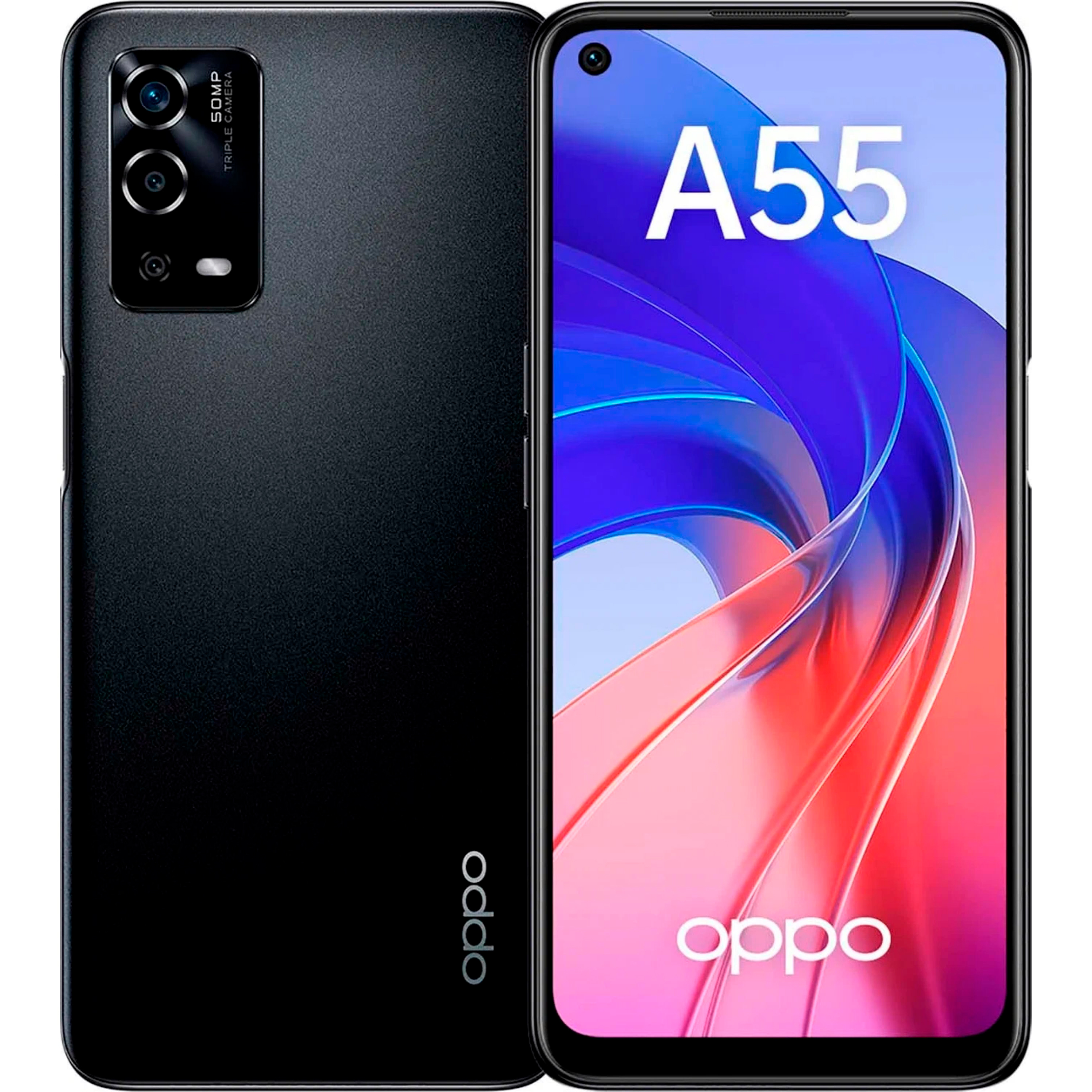 Смартфон OPPO A55 4+128GB Black (CPH2325) - отзывы покупателей и владельцев  | М.Видео - Москва