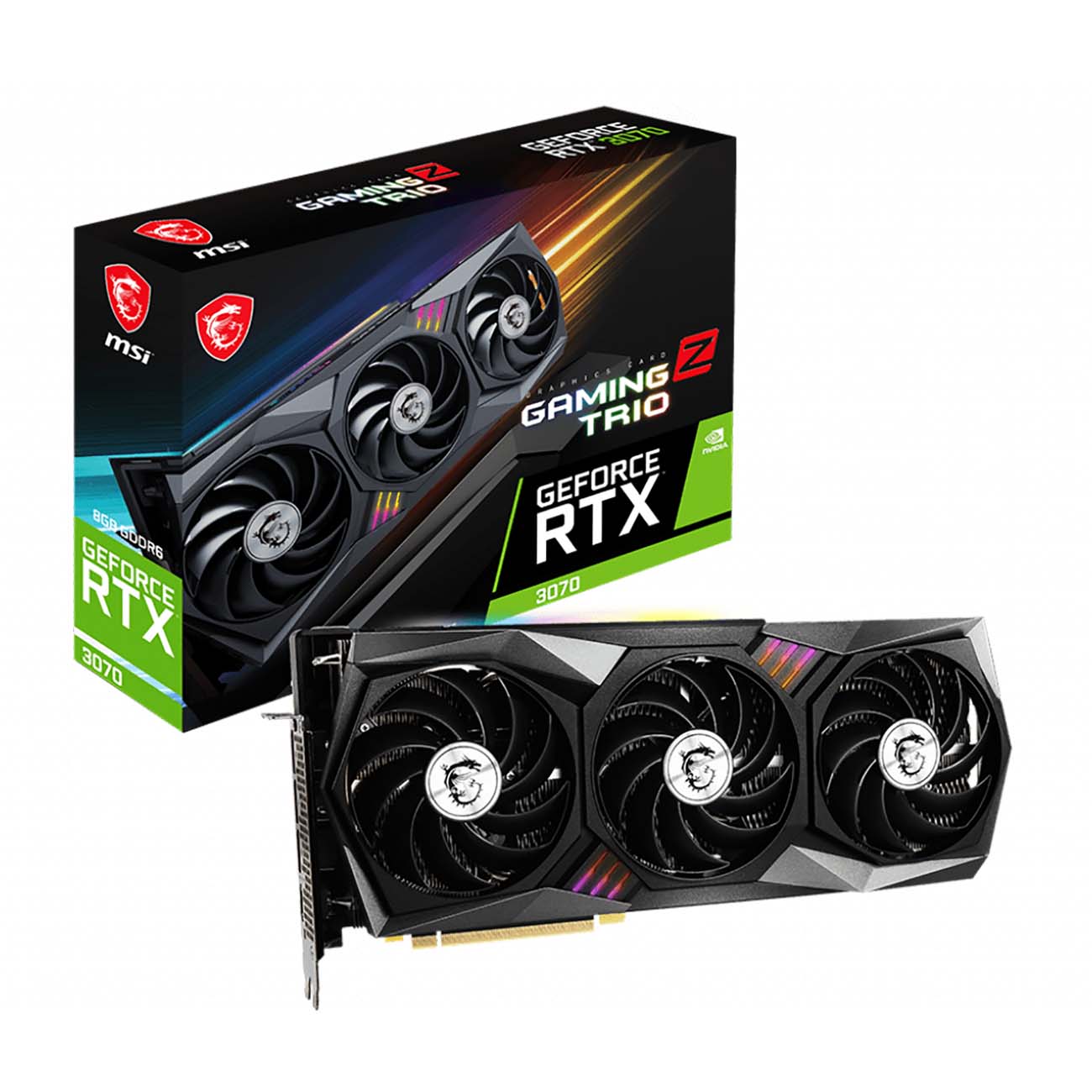 Купить Видеокарта MSI NVIDIA GeForce RTX 3070 GAMING Z TRIO 8GB (RTX 3070  GAMING Z TRIO 8G) в каталоге интернет магазина М.Видео по выгодной цене с  доставкой, отзывы, фотографии - Москва