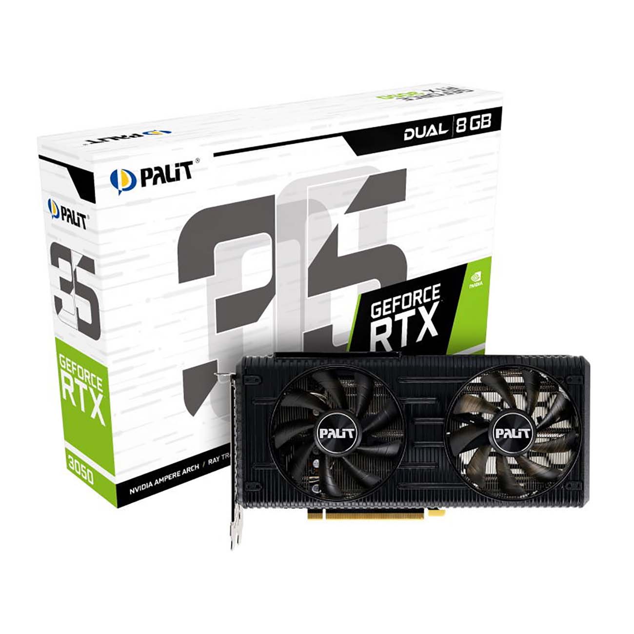 Купить Видеокарта Palit GeForce RTX 3050 8GB GDDR6 PA-RTX3050 DUAL в  каталоге интернет магазина М.Видео по выгодной цене с доставкой, отзывы,  фотографии - Москва