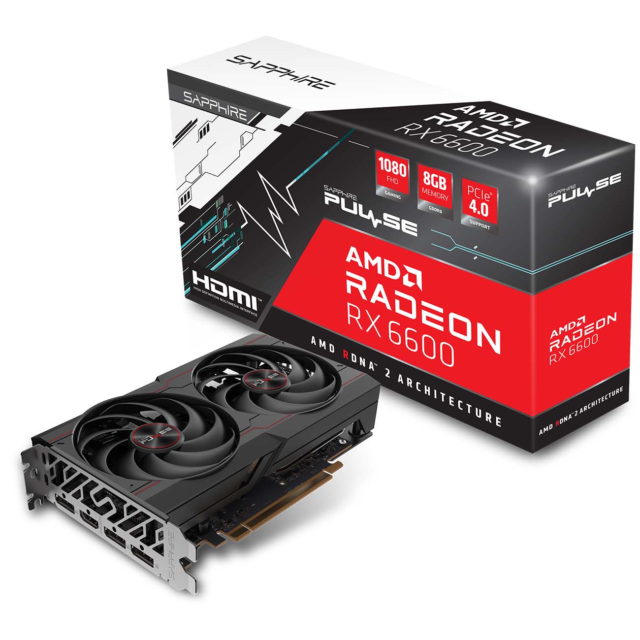 Купить Видеокарта Sapphire Radeon RX6600 8GB PULSE (11310-01-20G) в  каталоге интернет магазина М.Видео по выгодной цене с доставкой, отзывы,  фотографии - Москва