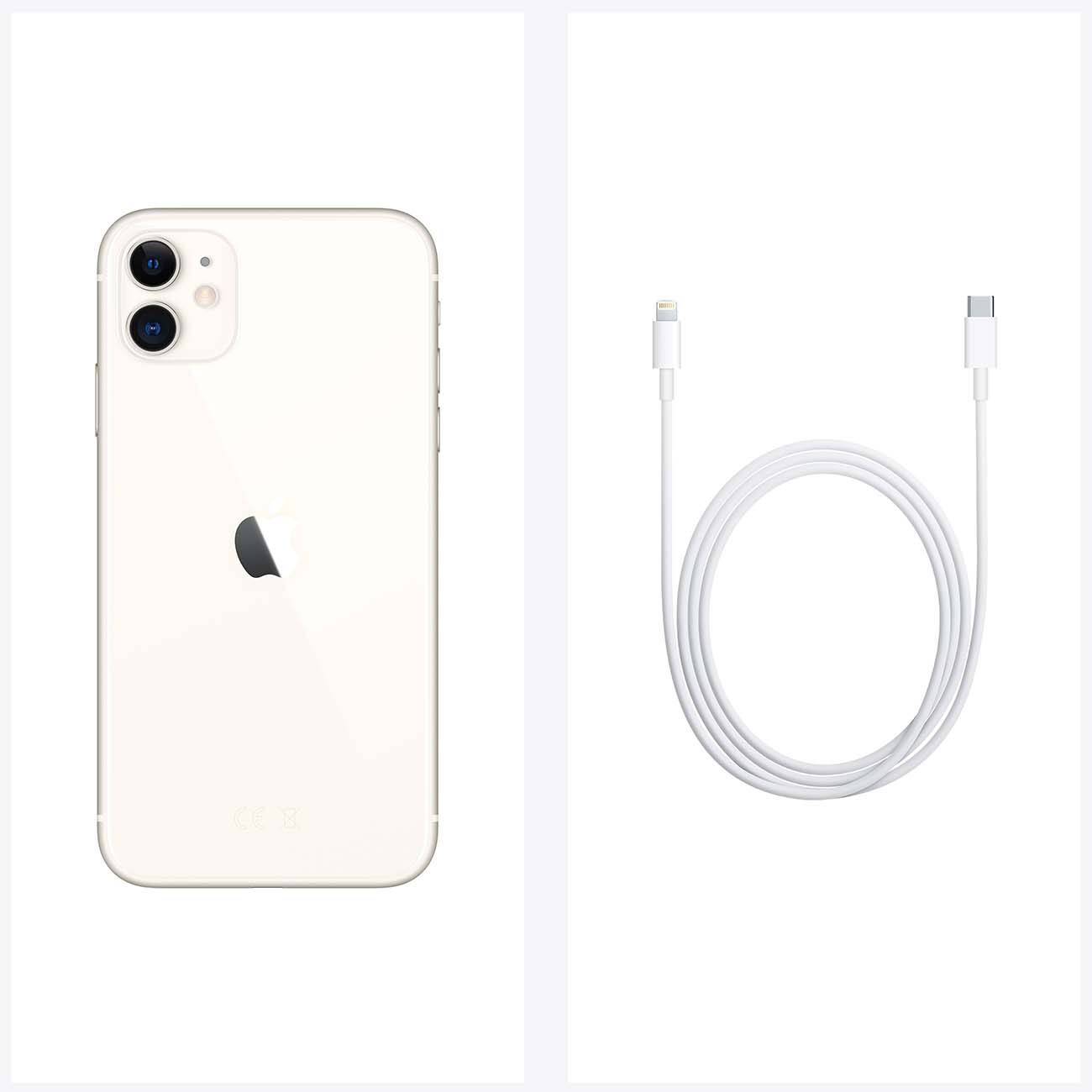 Смартфон Apple iPhone 11 128GB nanoSim/eSim White