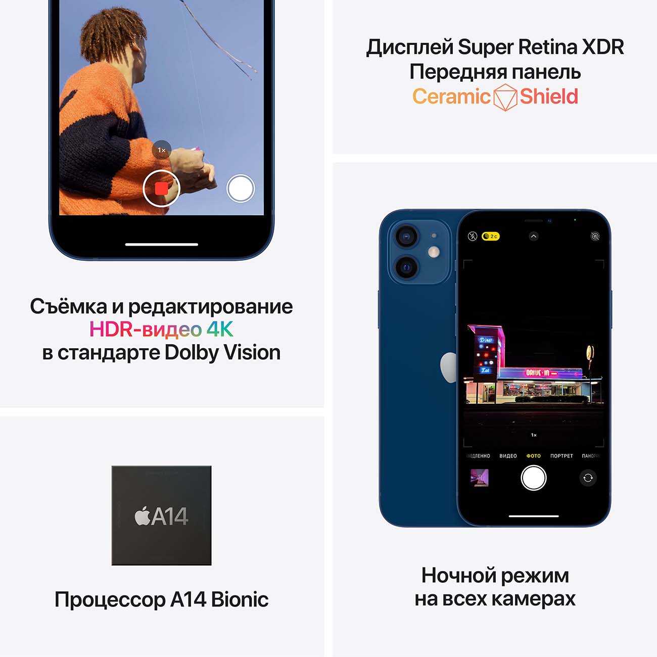 Смартфон Apple iPhone 12 128GB nanoSim/eSim Black