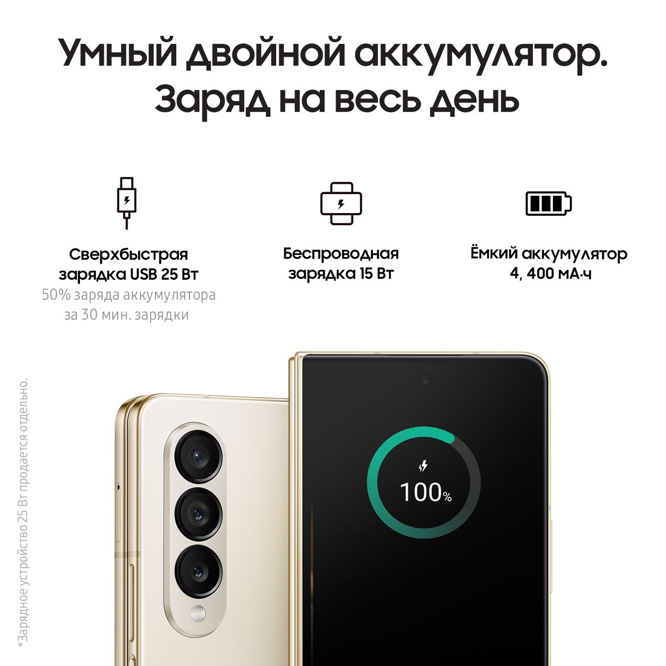 Купить Смартфон Samsung Galaxy Z Fold4 256Gb Beige (SM-F936) в каталоге  интернет магазина М.Видео по выгодной цене с доставкой, отзывы, фотографии  - Москва