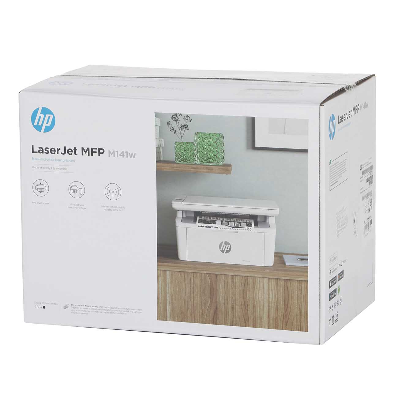 Купить Лазерное МФУ HP LaserJet M141w (7MD74A) в каталоге интернет магазина  М.Видео по выгодной цене с доставкой, отзывы, фотографии - Москва