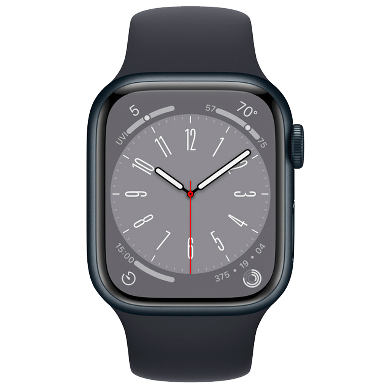 Купить Смарт-часы Apple Watch Series 8 41mm Midnight Aluminum Case with  Midnight Sport Band, размер Regular (MNP53) в каталоге интернет магазина  М.Видео по выгодной цене с доставкой, отзывы, фотографии - Москва