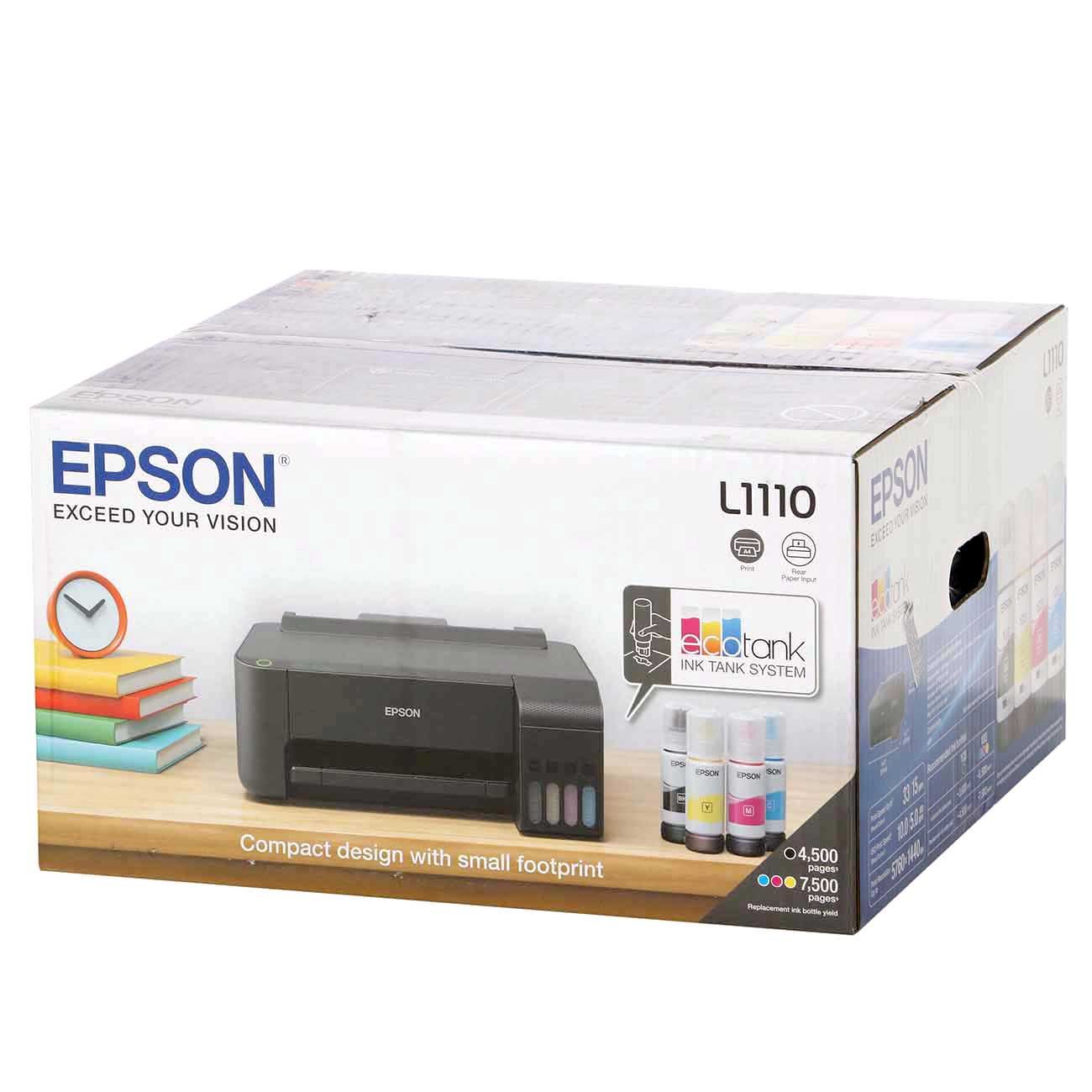 Купить Струйный принтер Epson L1110 в каталоге интернет магазина М.Видео по  выгодной цене с доставкой, отзывы, фотографии - Москва