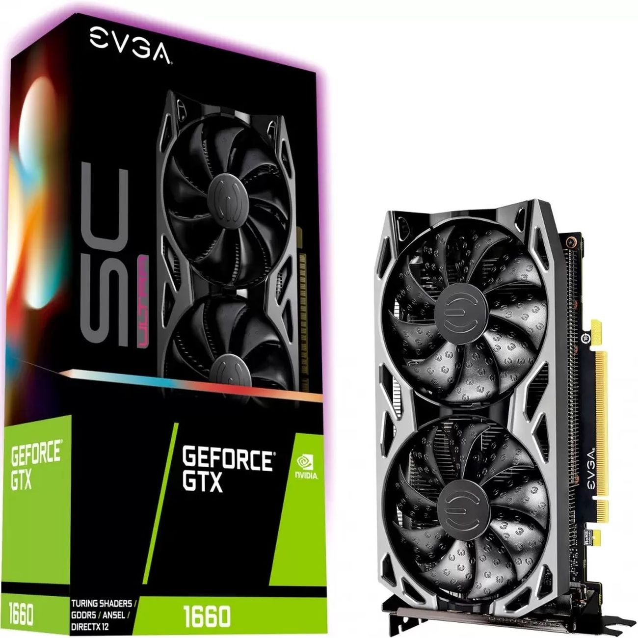 Купить Видеокарта EVGA GeForce GTX 1660 SC Ultra Gaming 6GB в каталоге  интернет магазина М.Видео по выгодной цене с доставкой, отзывы, фотографии  - Москва