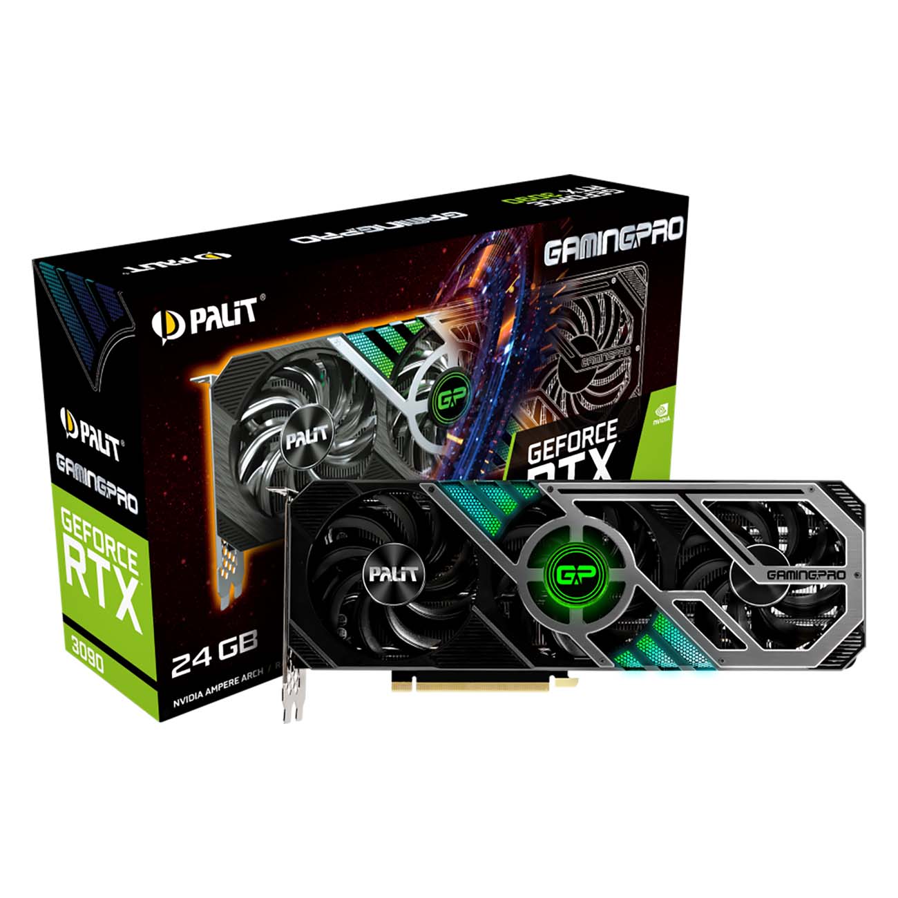 Купить Видеокарта Palit Geforce RTX 3090 Gaming Pro 24G GDDR6X в каталоге  интернет магазина М.Видео по выгодной цене с доставкой, отзывы, фотографии  - Москва