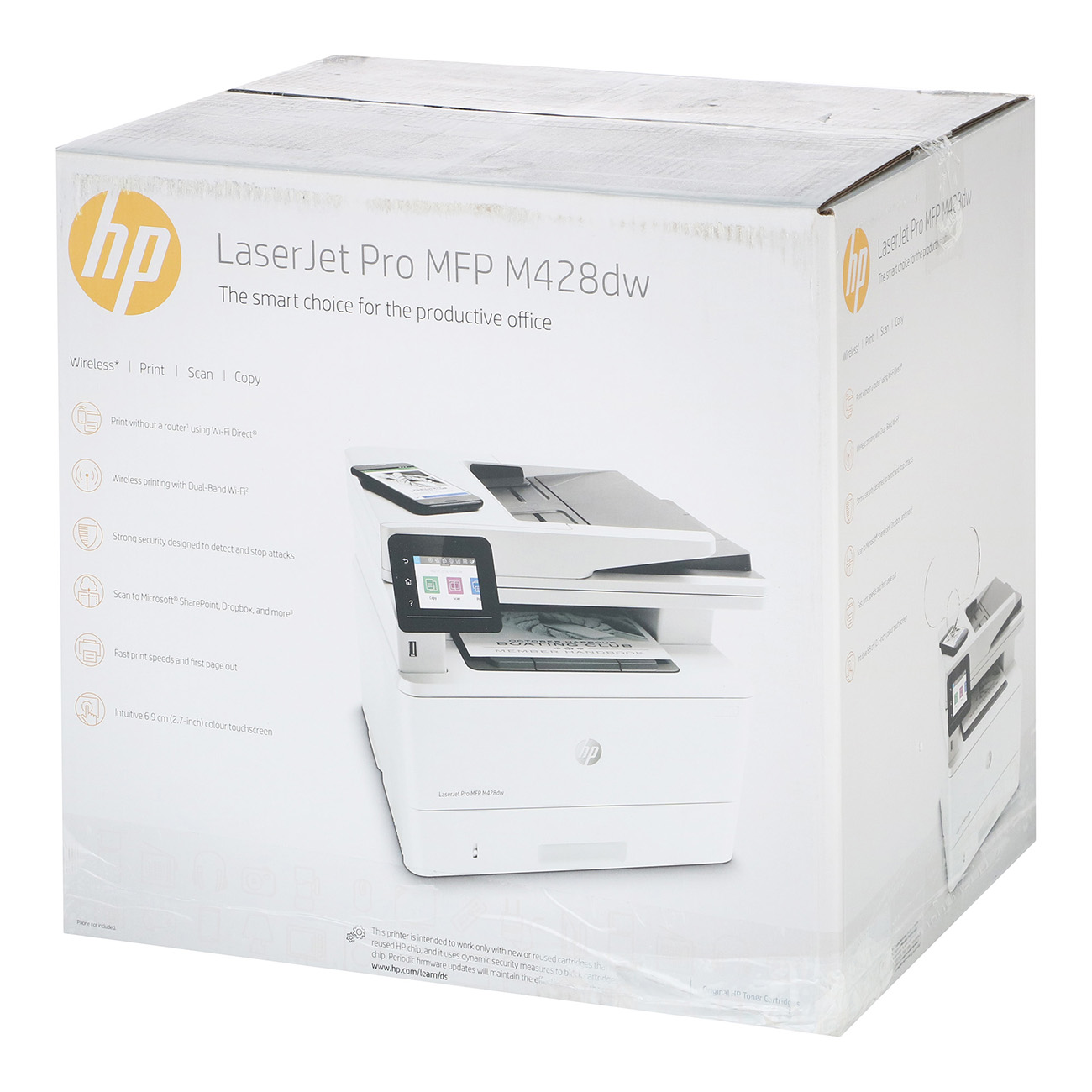 Купить Лазерное МФУ HP LaserJet Pro M428dw (W1A28A) в каталоге интернет  магазина М.Видео по выгодной цене с доставкой, отзывы, фотографии - Москва