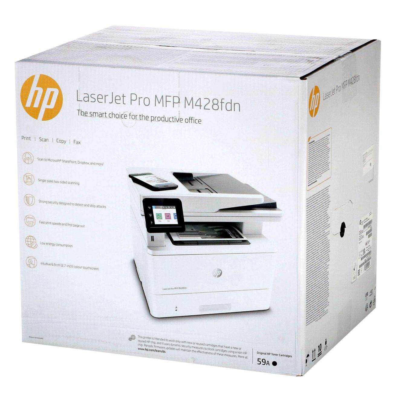 Купить Лазерное МФУ HP LaserJet Pro M428fdn (W1A29A) в каталоге интернет  магазина М.Видео по выгодной цене с доставкой, отзывы, фотографии - Москва