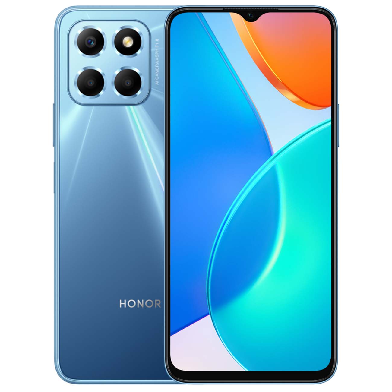 Купить Смартфон HONOR X6 4+64Gb Ocean Blue в каталоге интернет магазина  М.Видео по выгодной цене с доставкой, отзывы, фотографии - Москва