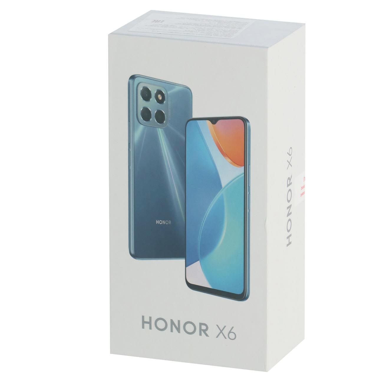 Купить Смартфон HONOR X6 4+64Gb Ocean Blue в каталоге интернет магазина  М.Видео по выгодной цене с доставкой, отзывы, фотографии - Москва