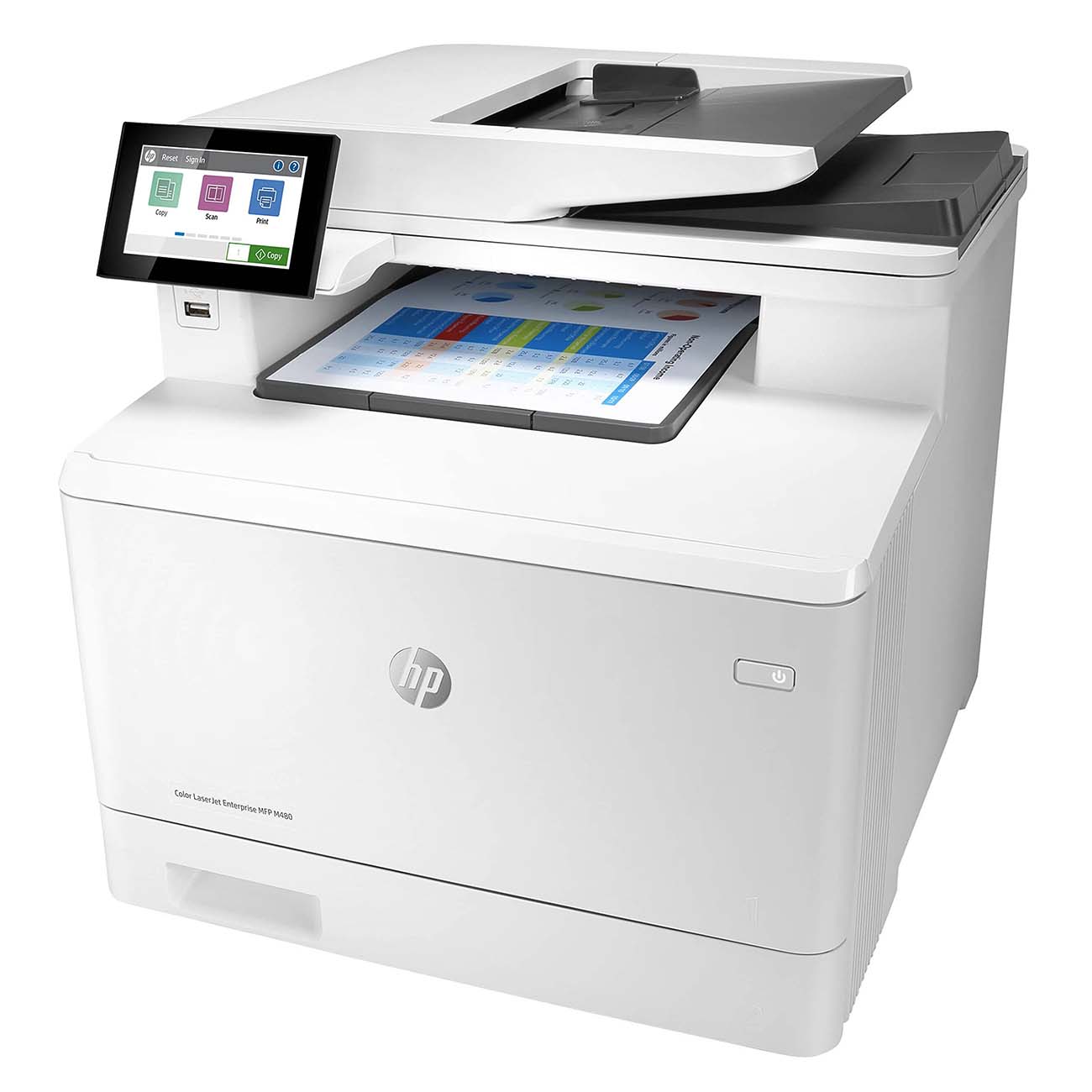 Купить Лазерное МФУ (цветное) HP Color LaserJet Enterprise MFP M480f в  каталоге интернет магазина М.Видео по выгодной цене с доставкой, отзывы,  фотографии - Москва