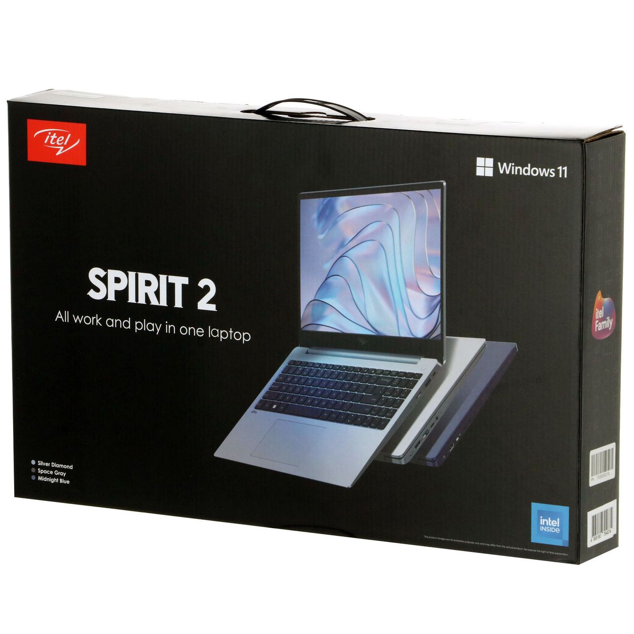 Купить Ноутбук Itel SPIRIT 2 I3 8+256 WIN 11 GREY в каталоге интернет  магазина М.Видео по выгодной цене с доставкой, отзывы, фотографии - Москва