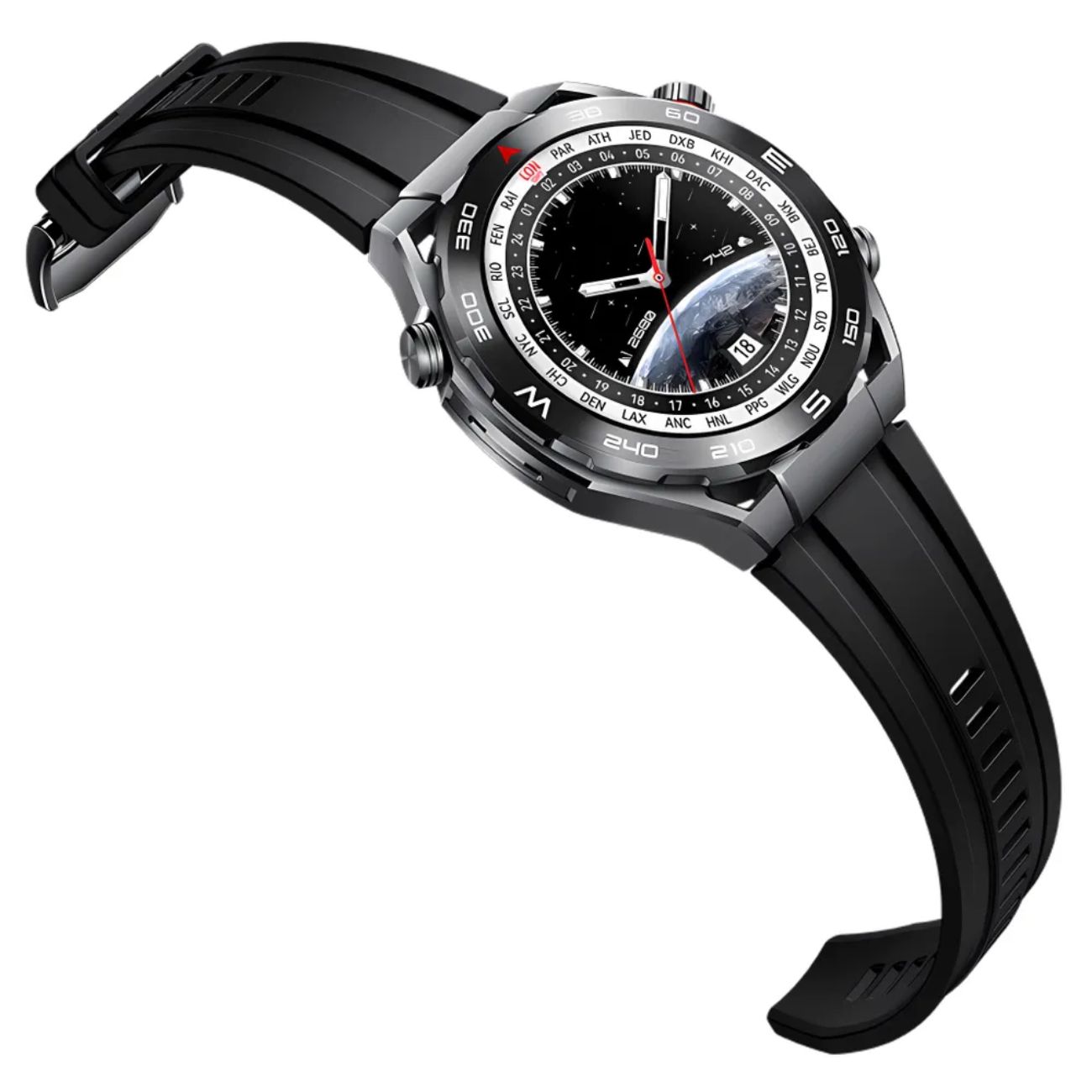 Смарт-часы HUAWEI WATCH Ultimate Black (CLB-B19)