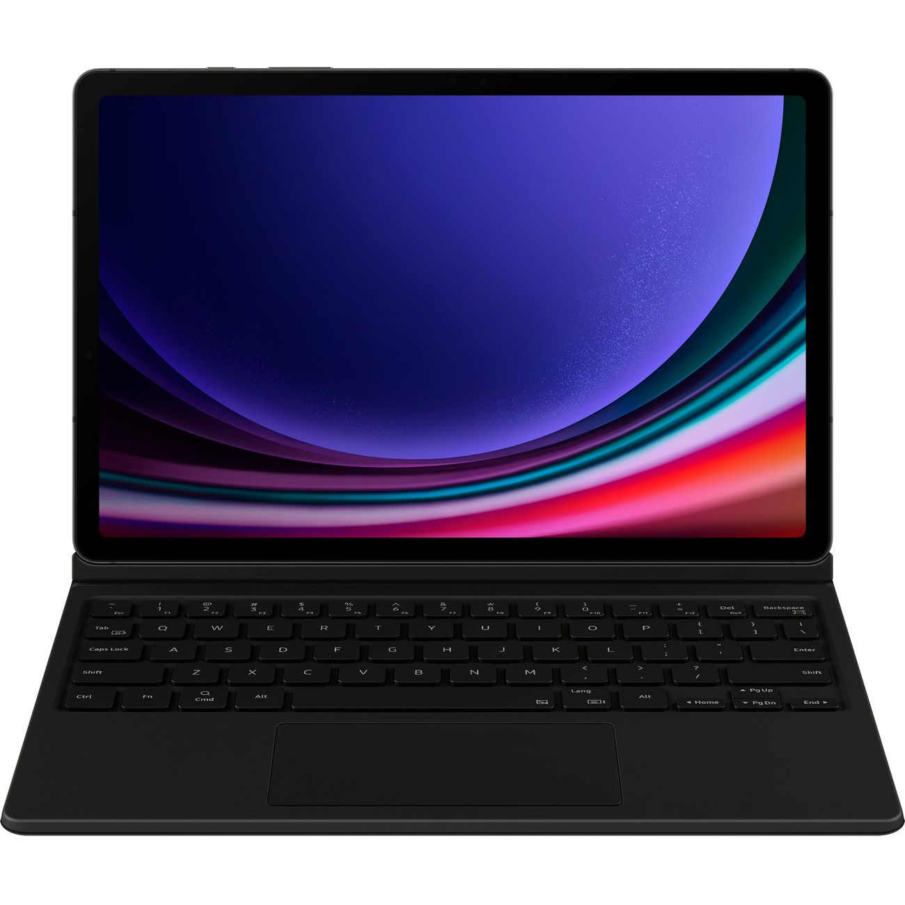 Купить Чехол-клавиатура с тачпадом Samsung Book Cover Keyboard Galaxy Tab  S9/Tab S9 FE Black (русская раскладка) в каталоге интернет магазина М.Видео  по выгодной цене с доставкой, отзывы, фотографии - Москва