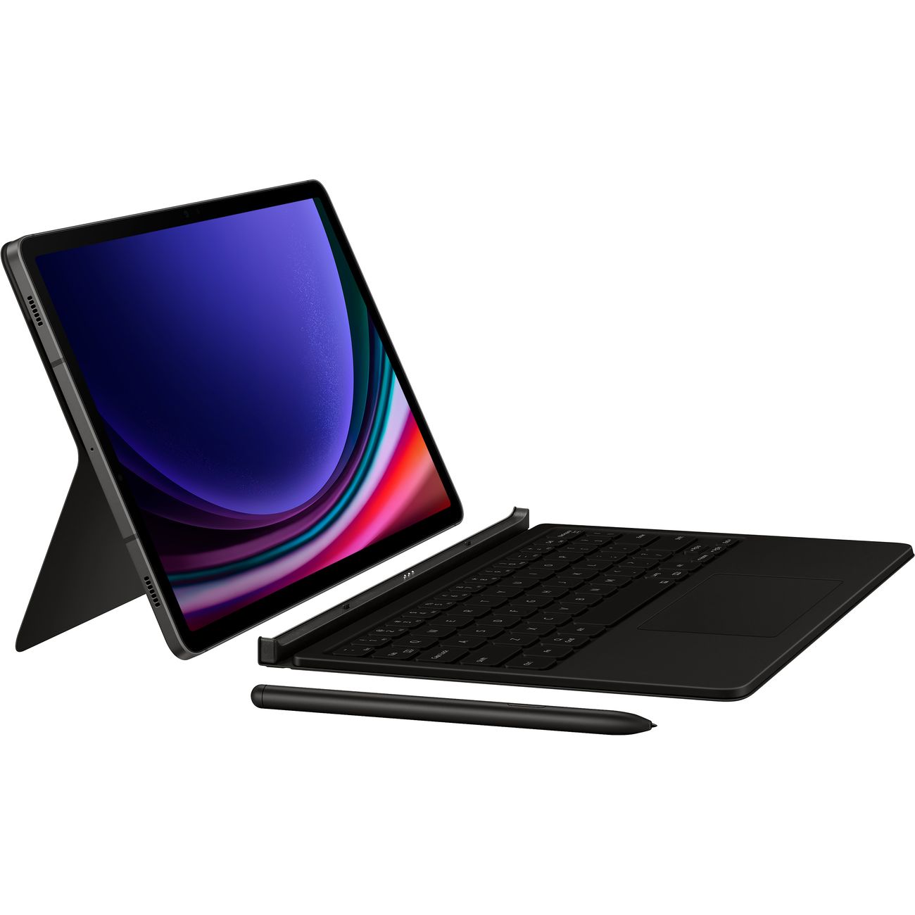 Чехол-клавиатура с тачпадом Samsung Book Cover Keyboard Galaxy Tab S9/Tab  S9 FE Black (русская раскладка)