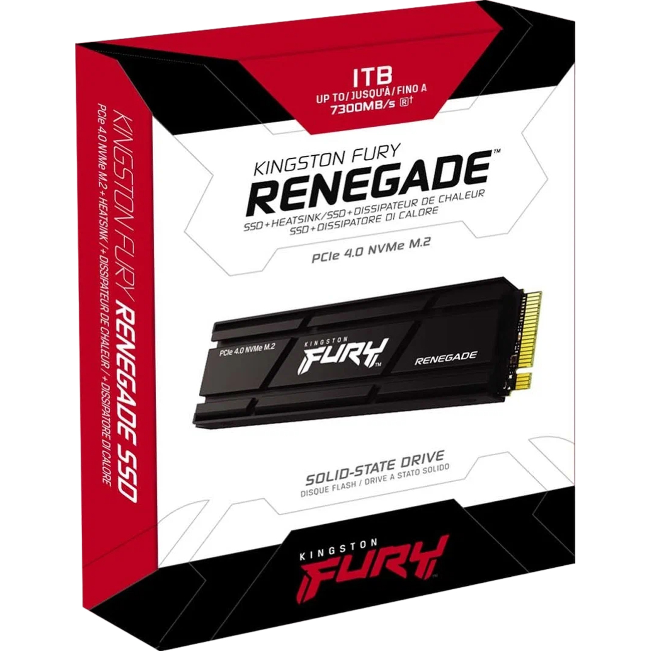 Внутренний SSD Kingston Fury Renegade 1 TB (SFYRSK/1000G) M.2 PCI-E 4.0