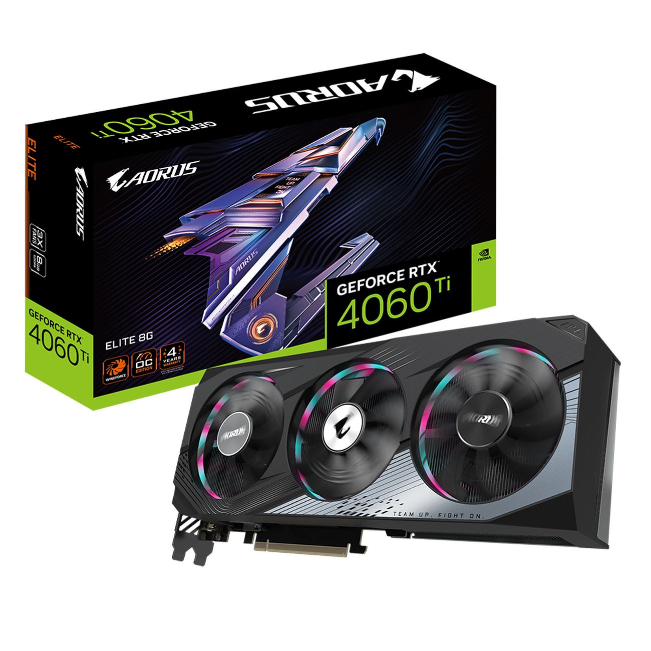 Купить Видеокарта GIGABYTE NVIDIA GeForce RTX 4060 Ti AORUS ELITE 8GB  (GV-N406TAORUS E-8GD) в каталоге интернет магазина М.Видео по выгодной цене  с доставкой, отзывы, фотографии - Москва