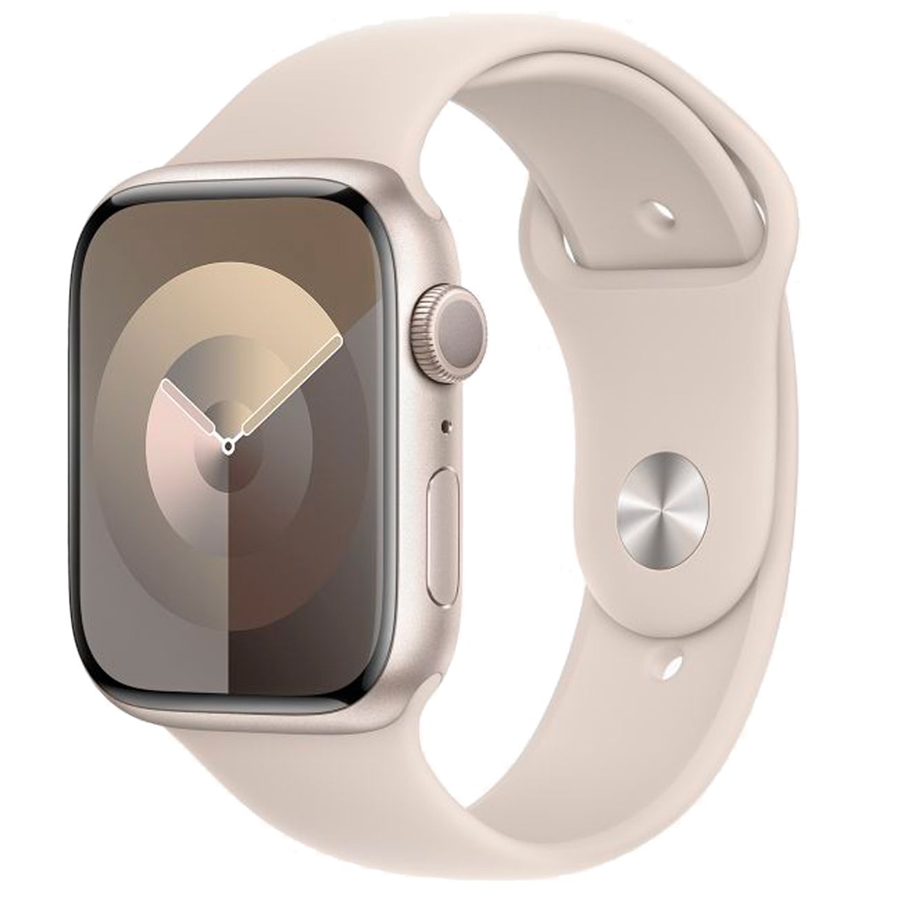 Купить Смарт-часы Apple Watch Series 9 41mm Starlight Aluminum Case with  Starlight Sport Band, размер M/L (MR8U3) в каталоге интернет магазина  М.Видео по выгодной цене с доставкой, отзывы, фотографии - Москва