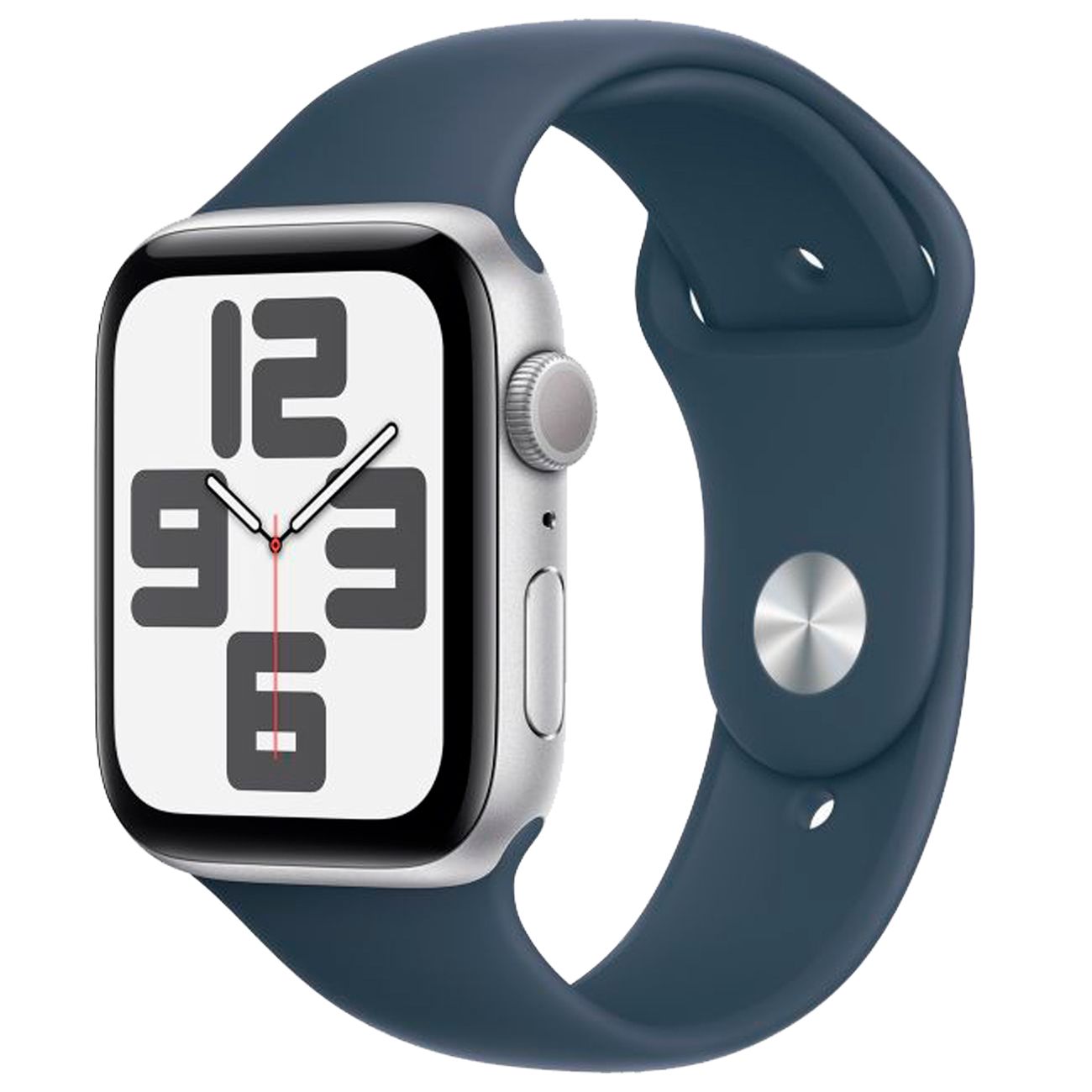 Изображение товара Восстановленные смарт-часы Apple Watch SE 2023 40mm Silver Aluminum Case with Blue Sport Band, размер S/M, хороший Изображение товара Восстановленные смарт-часы Apple Watch SE 2023 40mm Silver Aluminum Case with Blue Sport Band, размер S/M, хороший