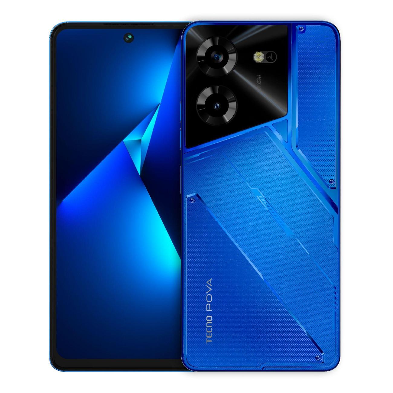 Изображение товара Восстановленный смартфон Tecno POVA 5 8/128GB Hurricane Blue, хороший