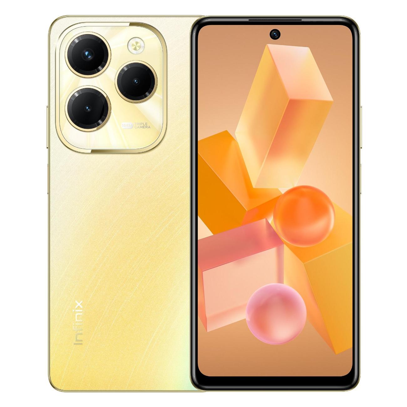 Изображение товара Восстановленный смартфон Infinix HOT 40 Pro 8/256GB Gold, хороший