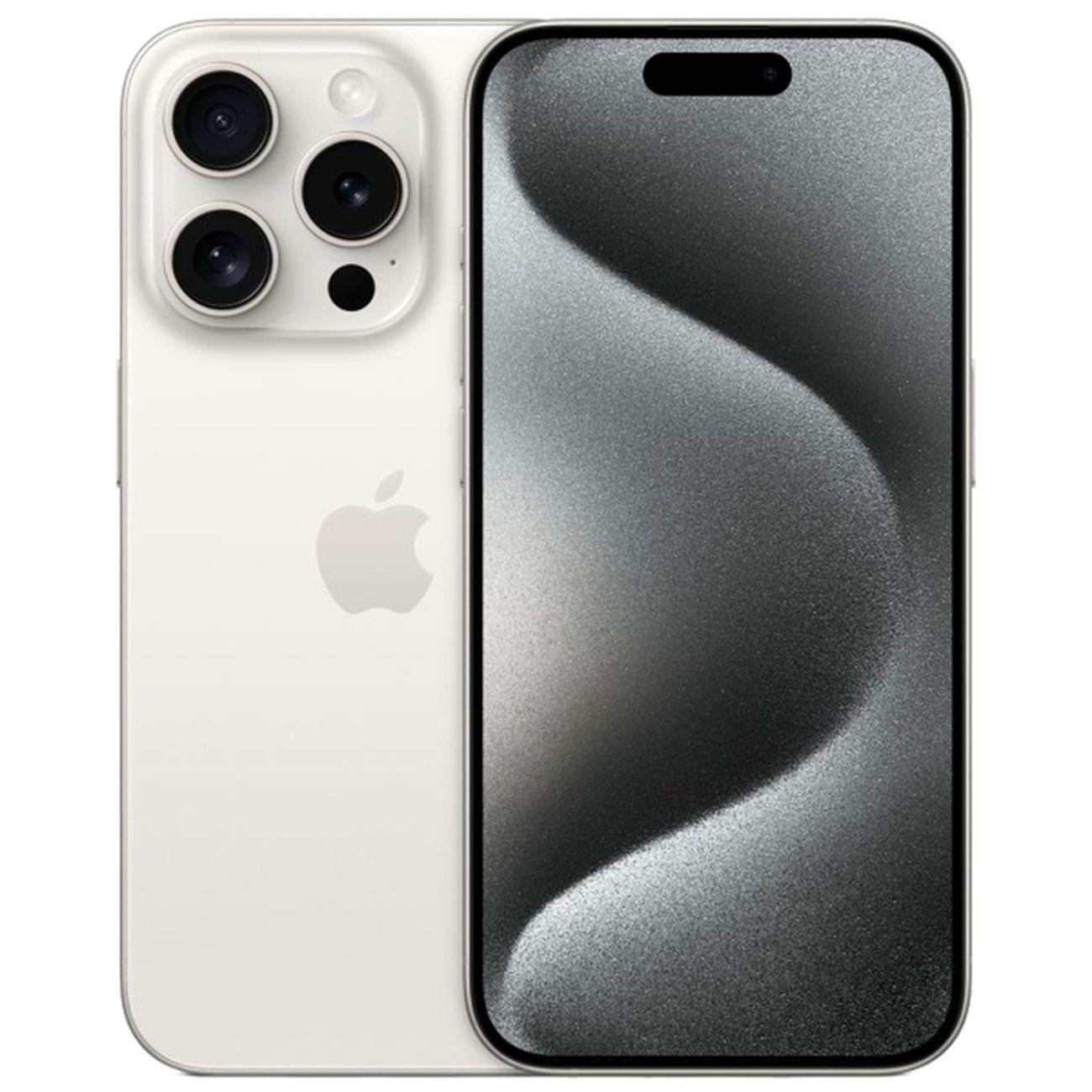 Изображение товара Восстановленный смартфон Apple iPhone 15 Pro 256GB nanoSim/eSim белый титан, рабочий (без RuStore)