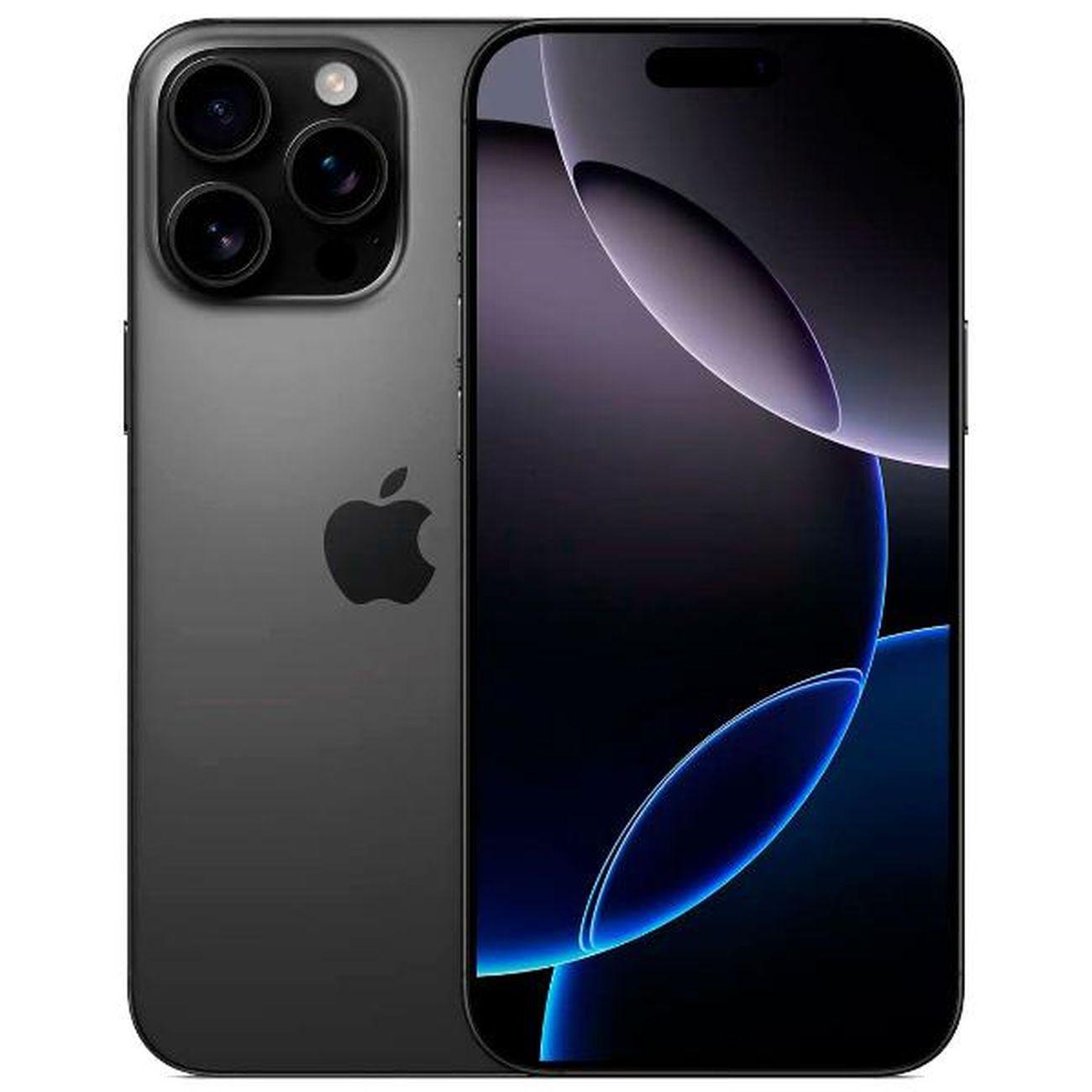 Изображение товара Восстановленный iPhone 16 Pro Max 256GB черный титан, 5G, NFC, LiDAR