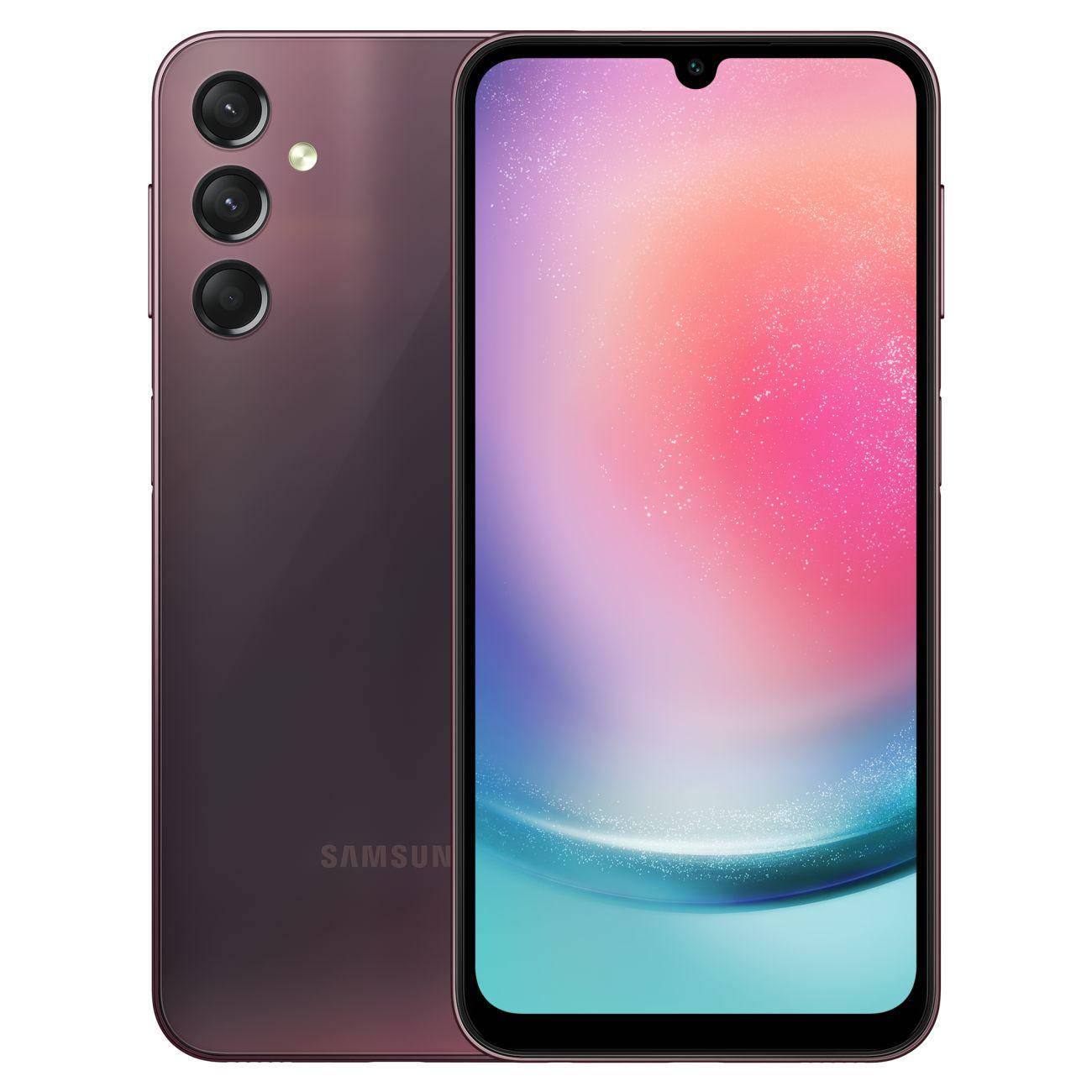 Изображение товара Восстановленный смартфон Samsung Galaxy A24 6/128GB Dark Red, рабочий