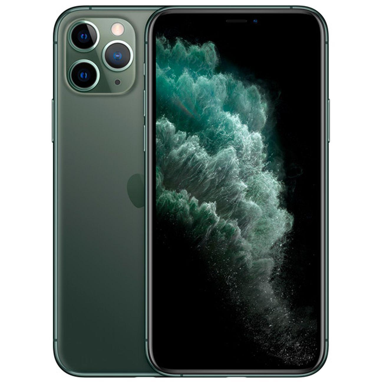 Изображение товара Apple iPhone 11 Pro 64ГБ Dual Sim Восстановленный Полуночный Зеленый Изображение товара Apple iPhone 11 Pro 64ГБ Dual Sim Восстановленный Полуночный Зеленый