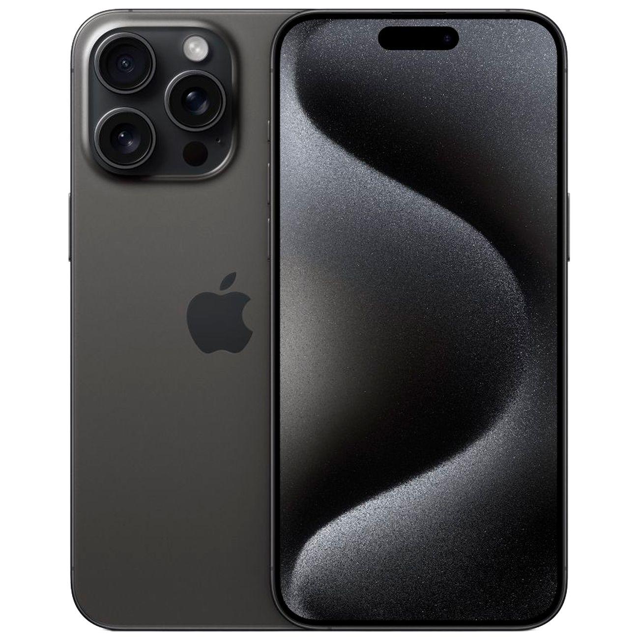 Изображение товара Восстановленный смартфон Apple iPhone 15 Pro Max 1TB Dual Sim черный титан, отличный (без RuStore)