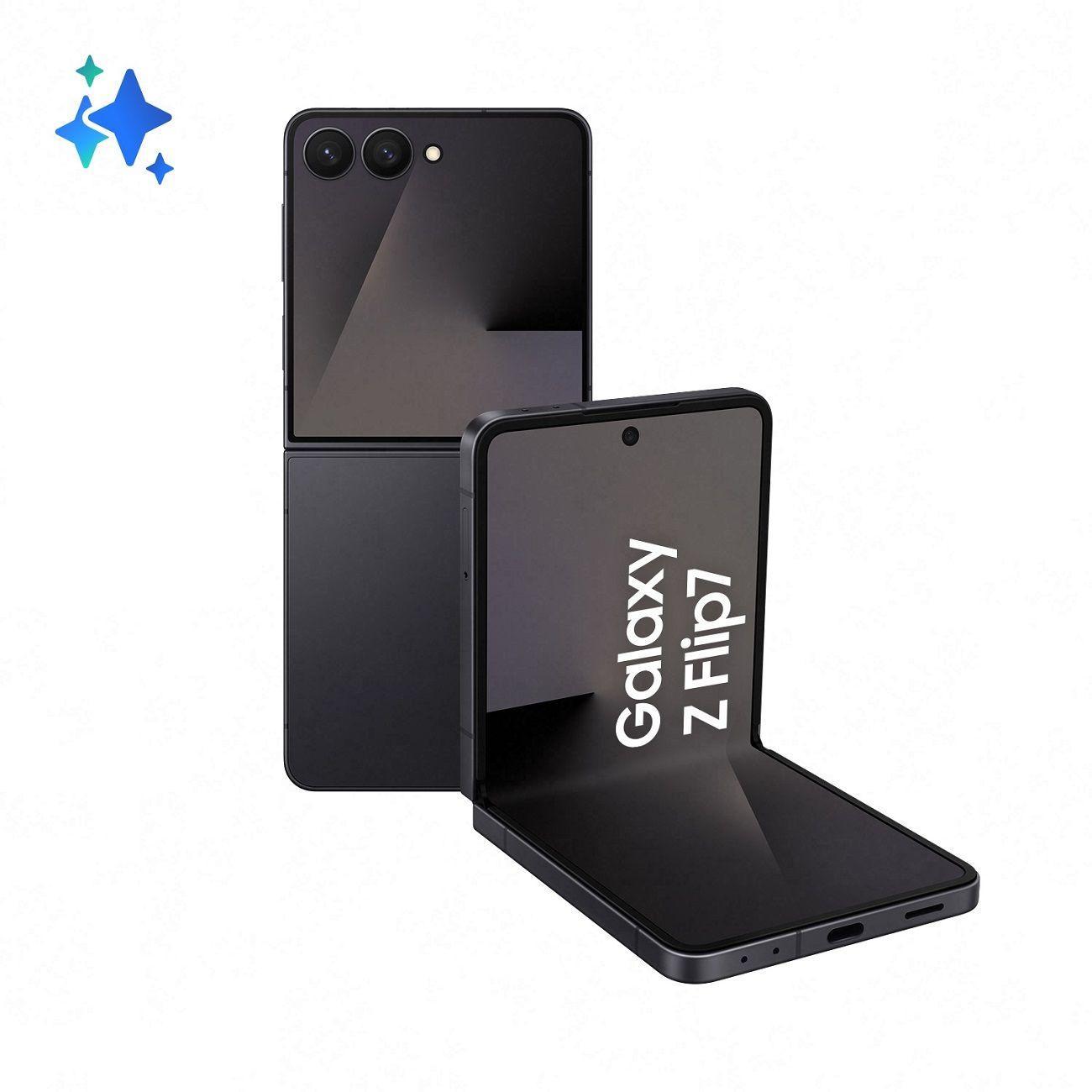 Изображение товара Смартфон Samsung Galaxy Z Flip7 12/512 ГБ черный - складной флагман со сверхярким дисплеем