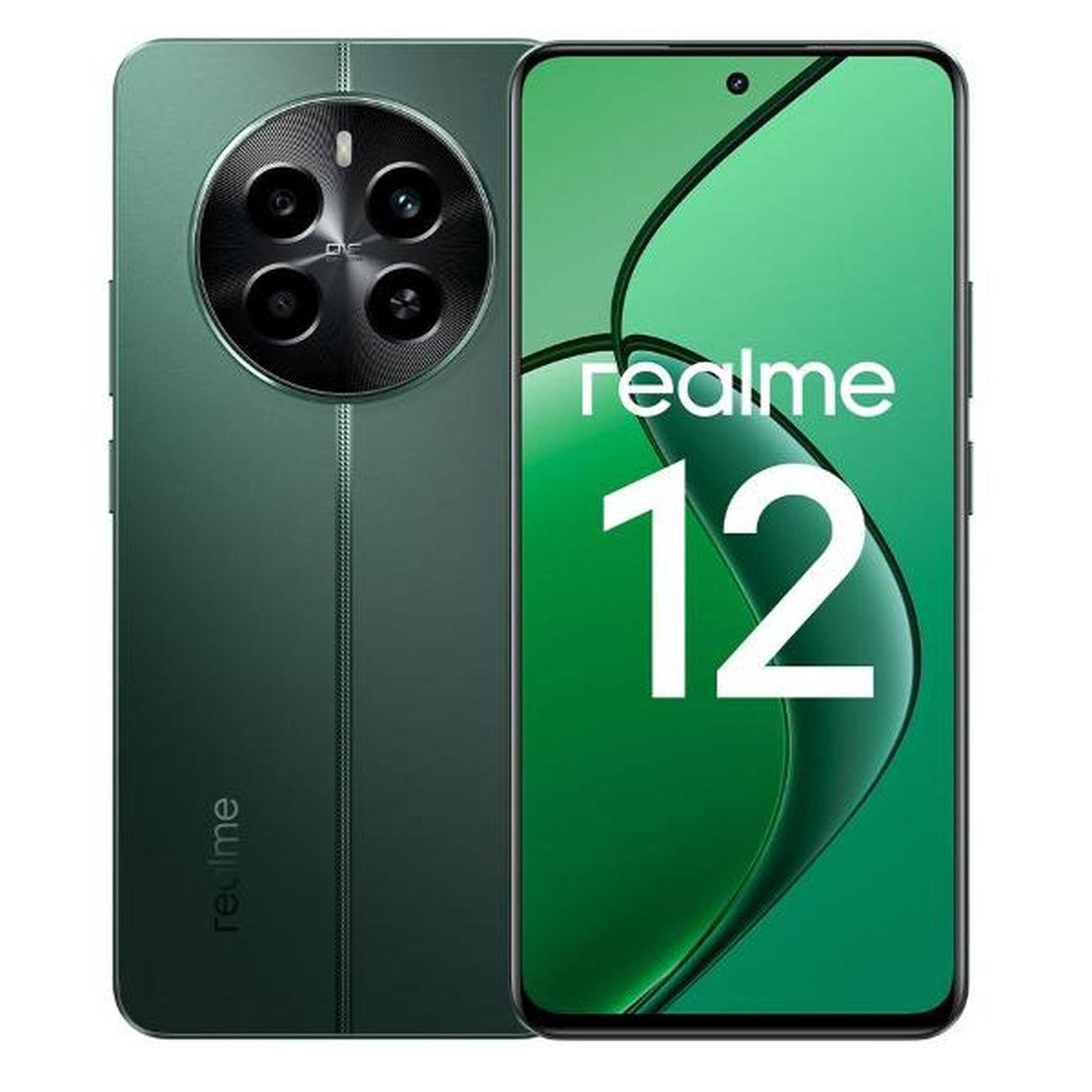 Изображение товара Восстановленный смартфон realme 12 4G 8/256GB Green, отличный