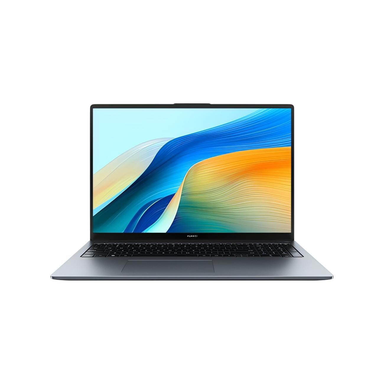 Изображение товара Уцененный ноутбук HUAWEI MateBook D 16 2024/16"/Core i3-1215U/8/512GB/NoOS/серый космос (53013YDN), отличный