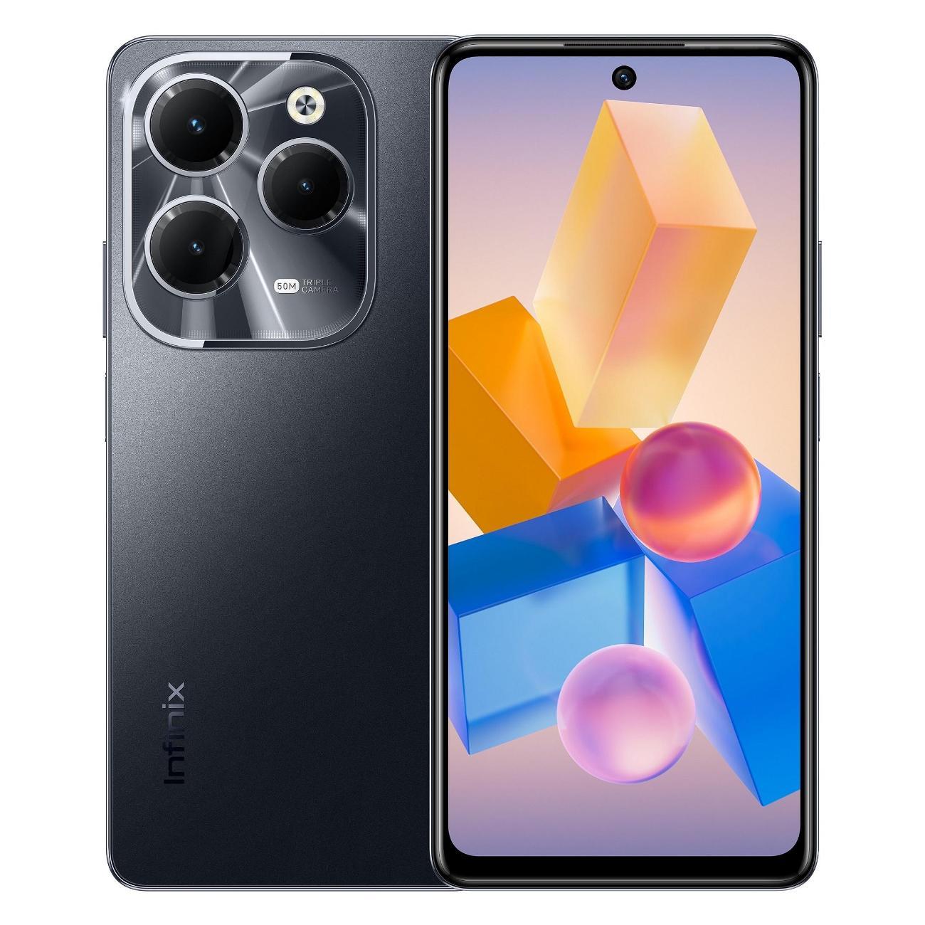 Изображение товара Восстановленный смартфон INFINIX HOT 40 8/256GB черный, хороший