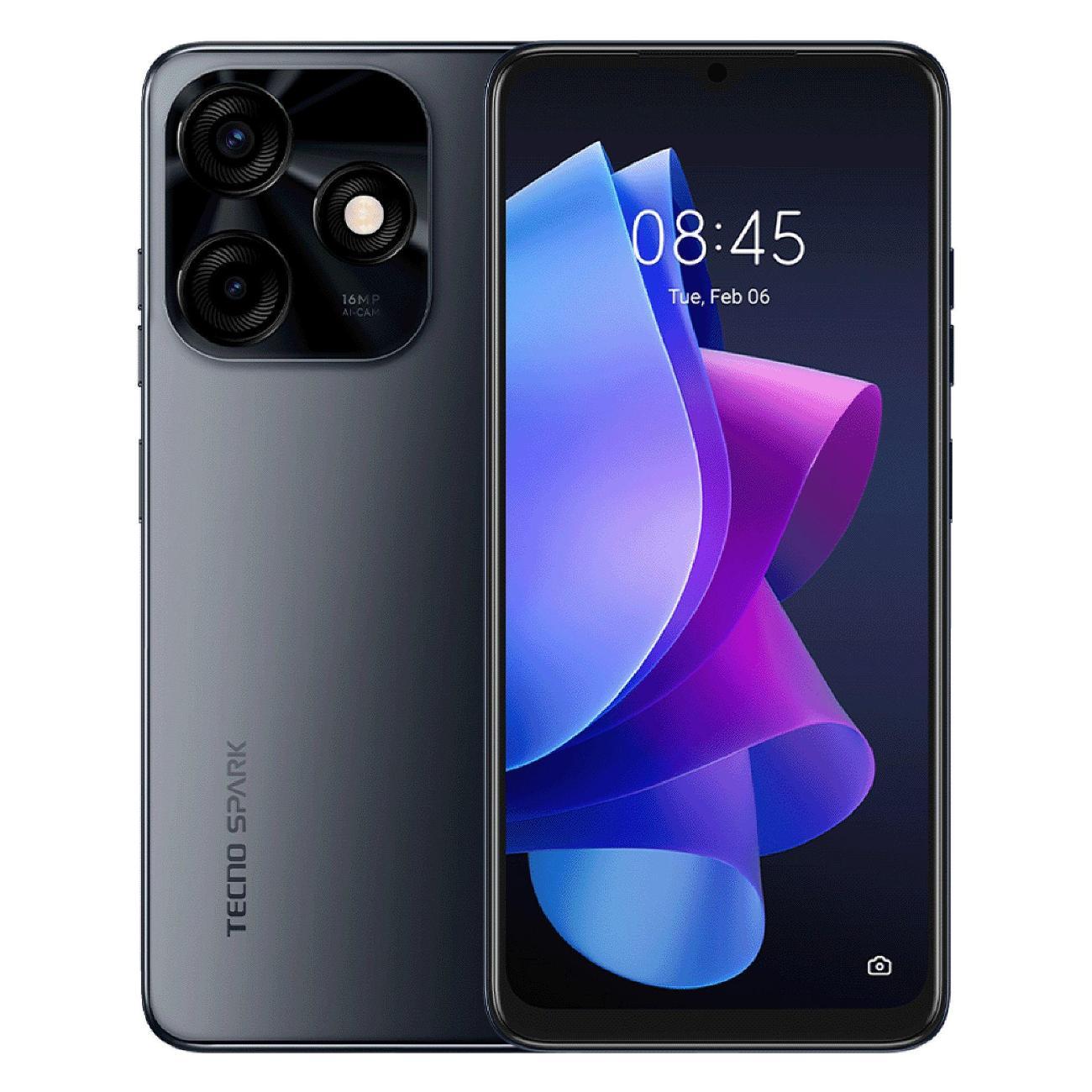 Изображение товара Восстановленный смартфон TECNO Spark 10C 4/64GB черный (KI5m), рабочий
