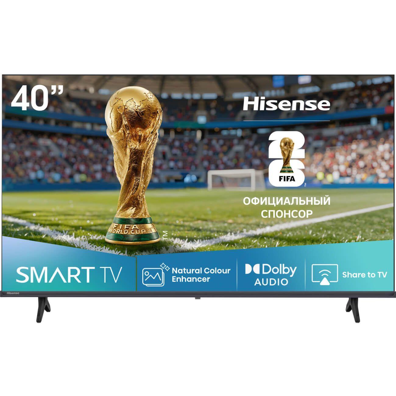 Изображение товара Уцененный телевизор Hisense 40A4Q RU, как новый Изображение товара Уцененный телевизор Hisense 40A4Q RU, как новый