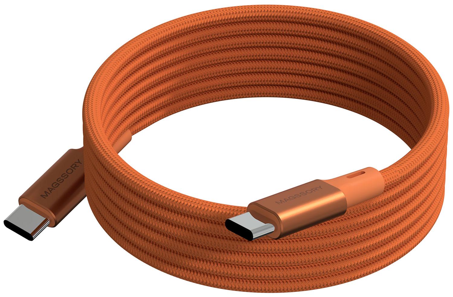 Изображение товара Магнитный кабель Magssory Link C 60W USB-C, длина 1.2 м Изображение товара Магнитный кабель Magssory Link C 60W USB-C, длина 1.2 м