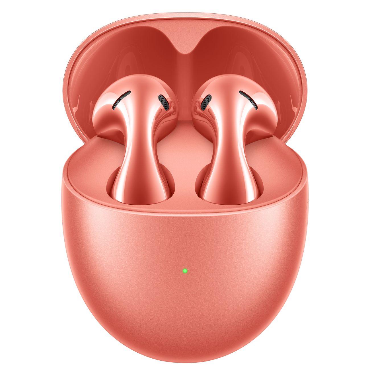 Изображение товара Восстановленные наушники True Wireless HUAWEI FreeBuds 5 Coral Orange (T0013), отличный Изображение товара Восстановленные наушники True Wireless HUAWEI FreeBuds 5 Coral Orange (T0013), отличный