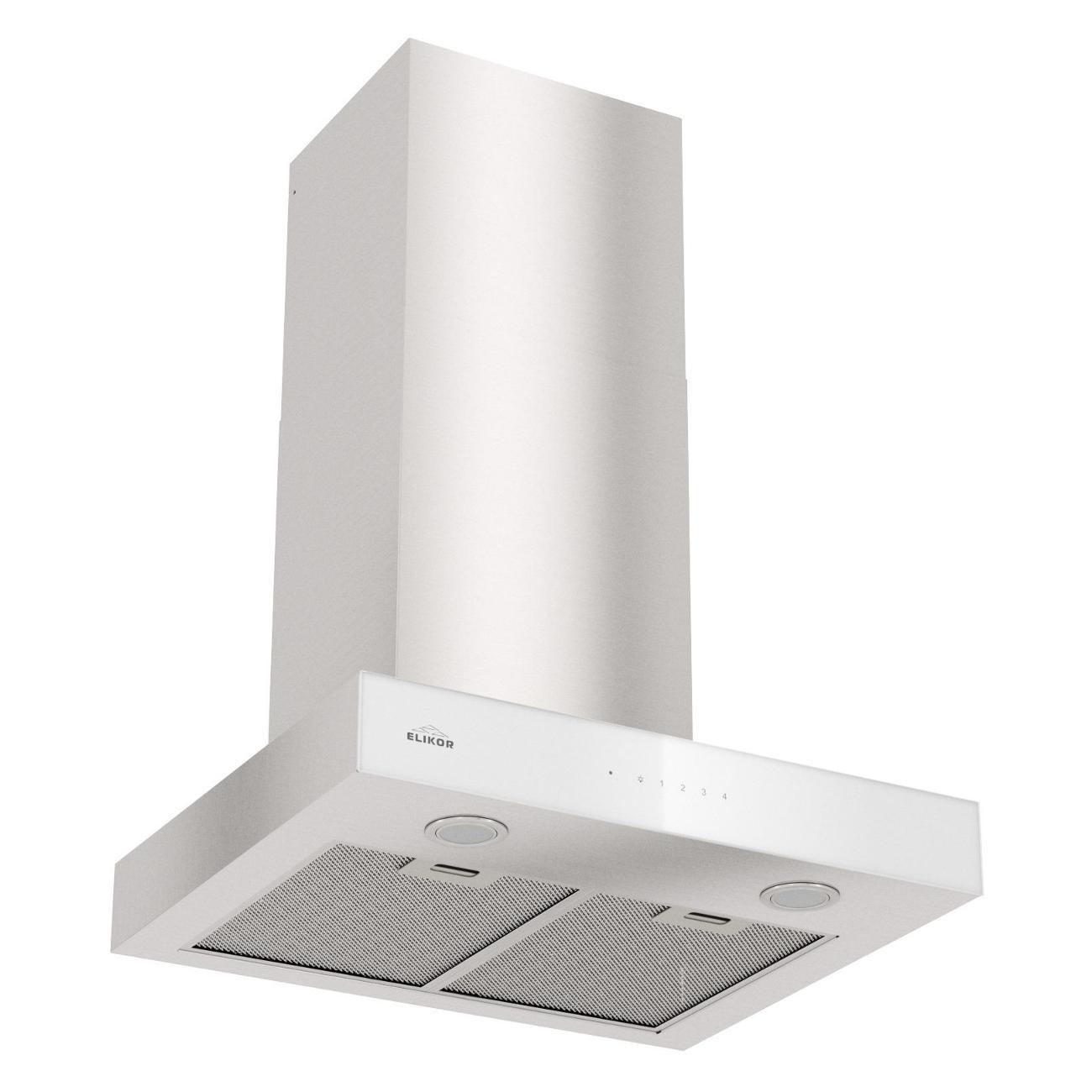 Изображение товара Вытяжка Elikor Агат 60Н-1000-Е4Д нержавеющая сталь/ белая