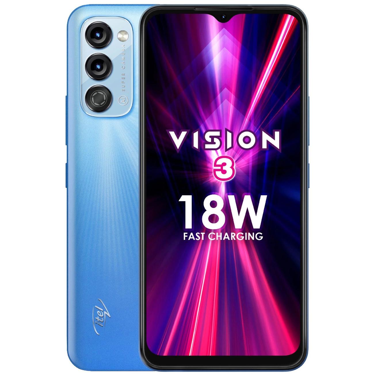 Купить Смартфон Itel Vision 3 2/32Gb Blue в каталоге интернет магазина  М.Видео по выгодной цене с доставкой, отзывы, фотографии - Москва