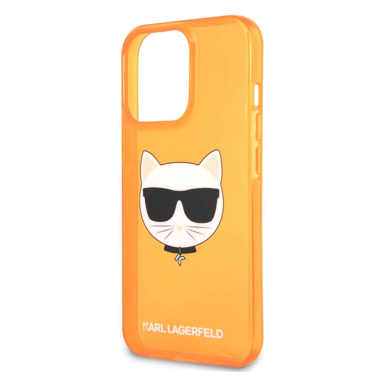 Купить Чехол Karl Lagerfeld на iPhone 13 Pro Max TPU FLUO Choupette Orange  в каталоге интернет магазина М.Видео по выгодной цене с доставкой, отзывы,  фотографии - Москва