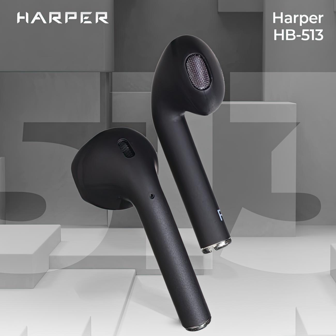 Изображение товара Наушники True Wireless Harper HB-513 Black