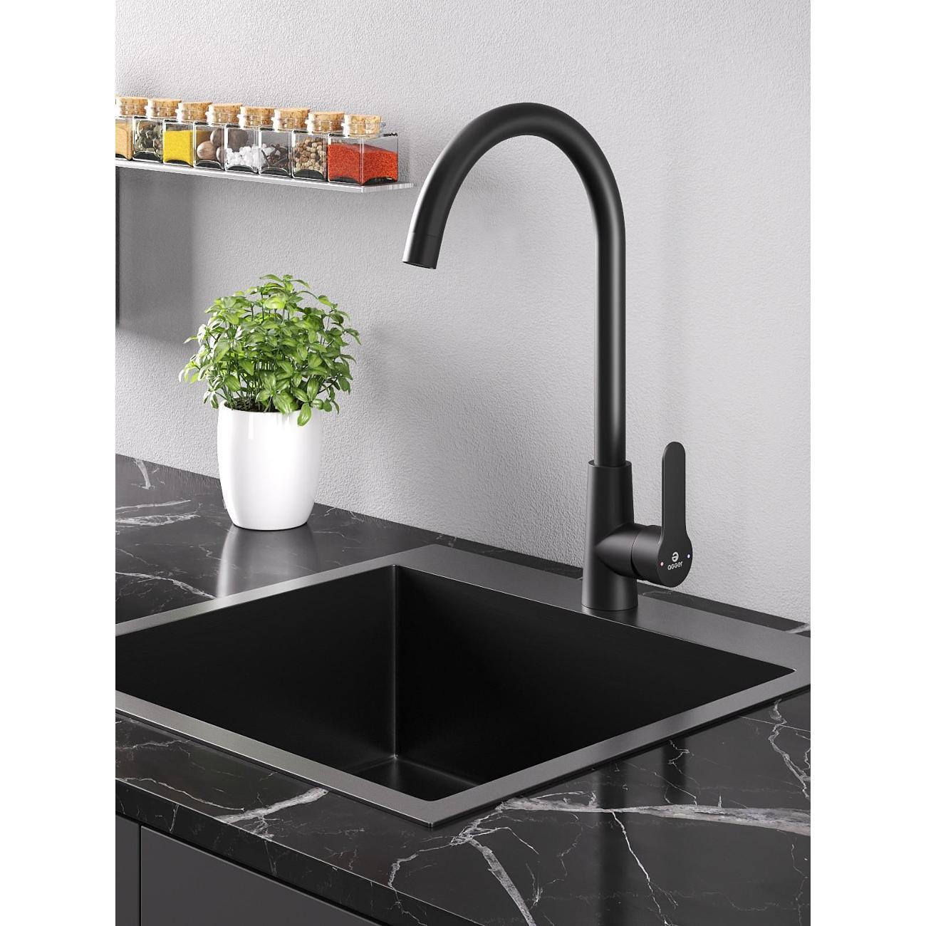 Изображение товара Смеситель Agger Splendid A0900144 матовый черный