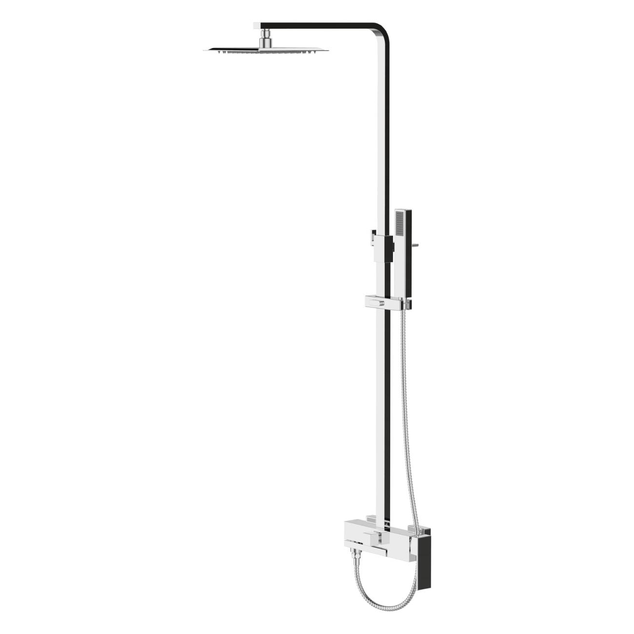 Изображение товара Душевая система Agger Great A2893300 смеситель с изливом, хром